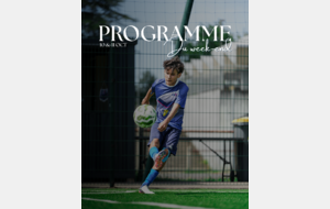 PROGRAMME DU WEEK-END 📆