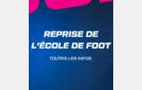 REPRISE DE L'ÉCOLE DE FOOT